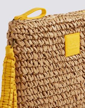 Mini borsa in paper straw AW740ABPA100 12300 SUNDEK 