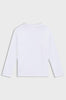 Maglia a maniche lunghe in cotone con logo spezzato