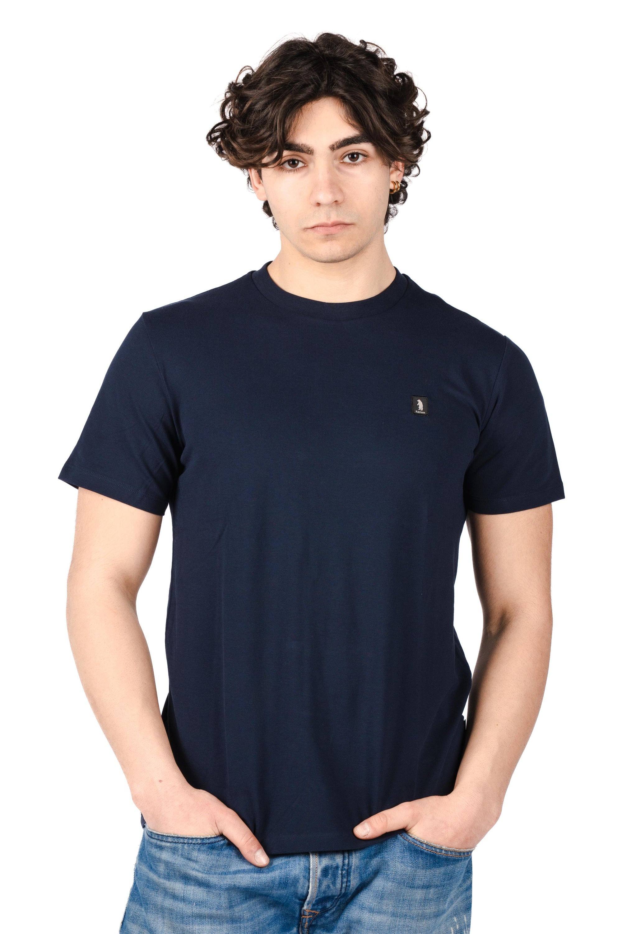 T-shirt girocollo R4514M261 NAVY REFRIGUE 