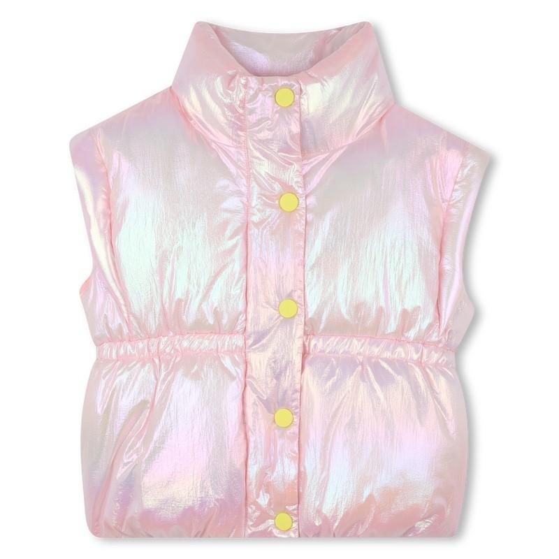 Piumino smanicato U21361 408 BILLIEBLUSH 