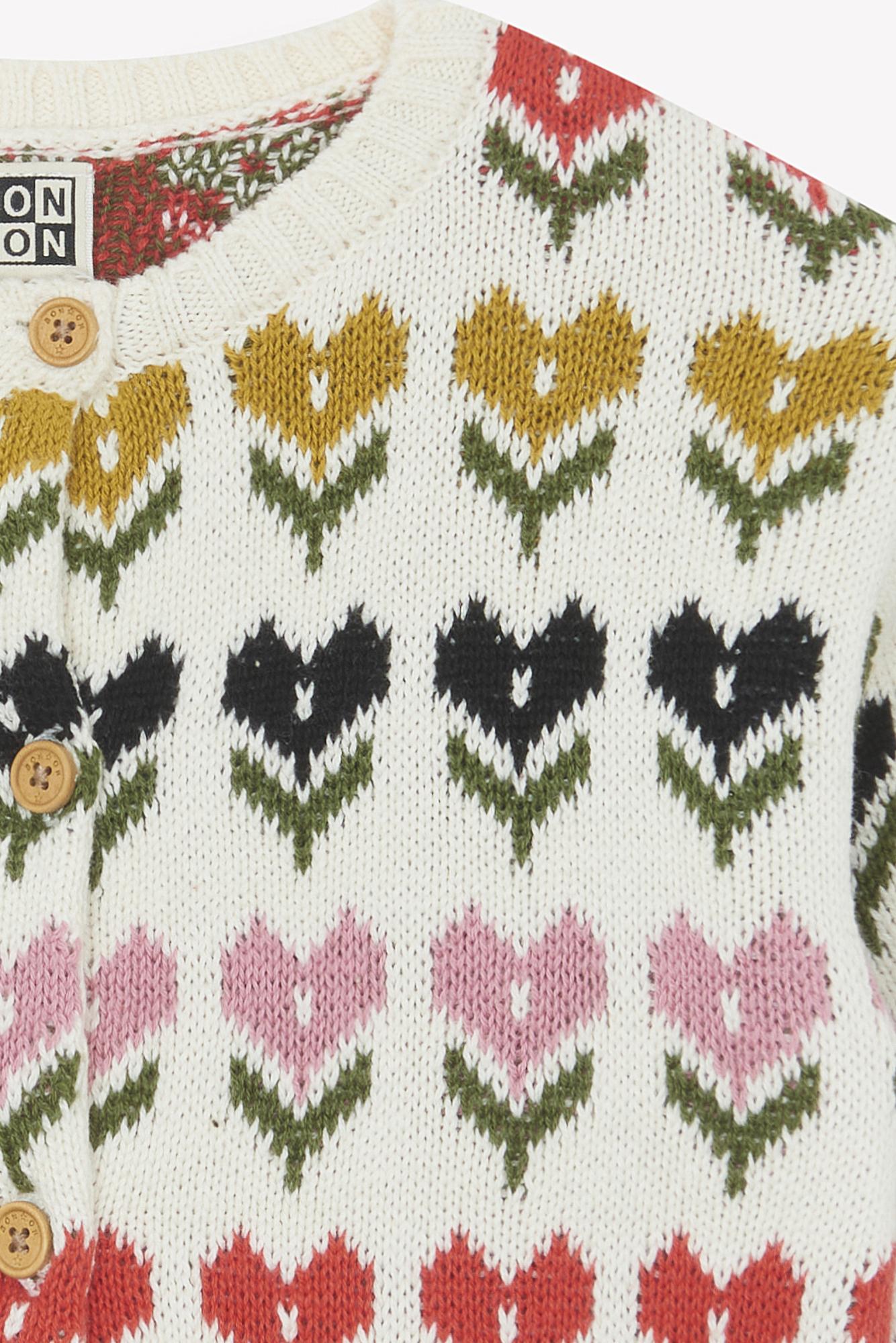 Cardigan Maligne BB18121 12025H BONTON 