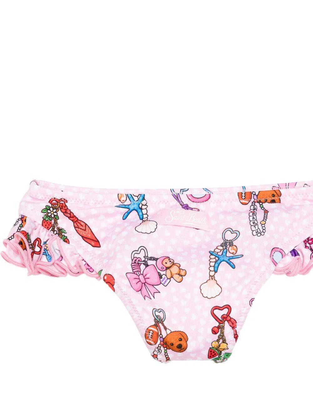 Slip con stampe all over KELL001 00518L MC2 SAINT BARTH 
