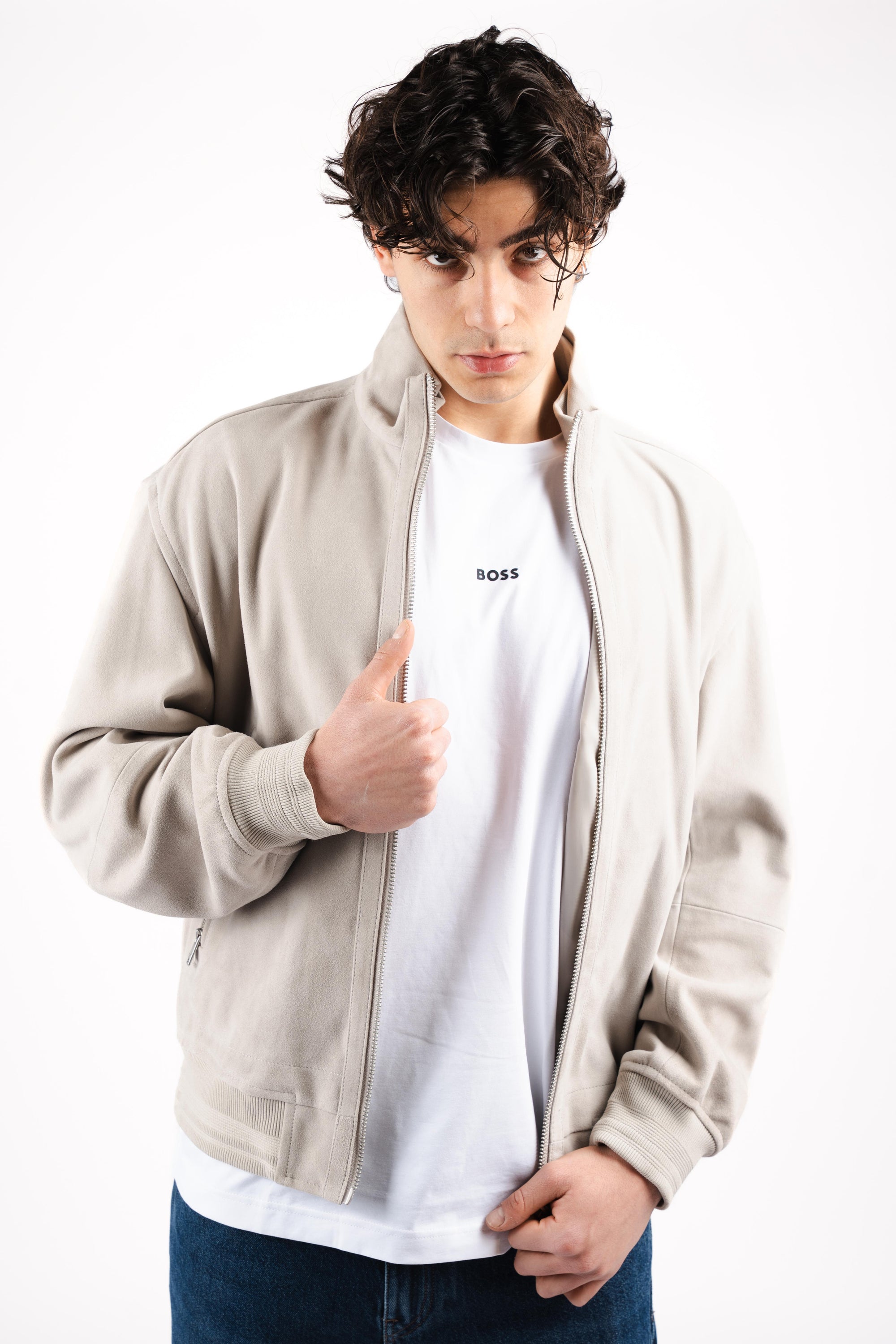 Giacca bomber 50552111 070 BOSS 