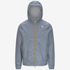 Giacca Slim Fit Uomo Grigio Resistente alle Intemperie