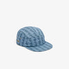Cappello da fantino in twill stampato con monogramma