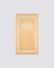 Telo in spugna jacquard con logo e cornice