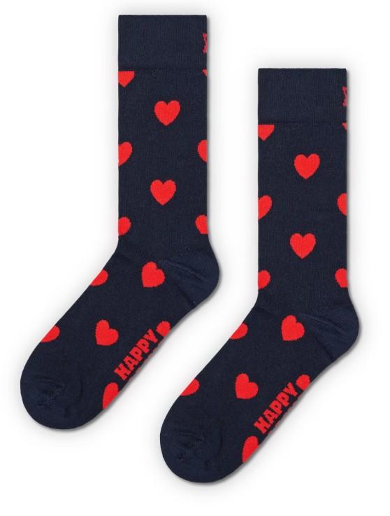 Heart Sock P000754 NAVY HAPPY SOCKS 