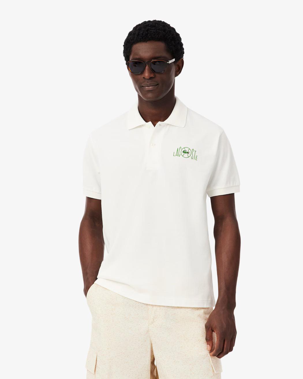 Polo classic fit con marchio grafico PH2080 70V LACOSTE 