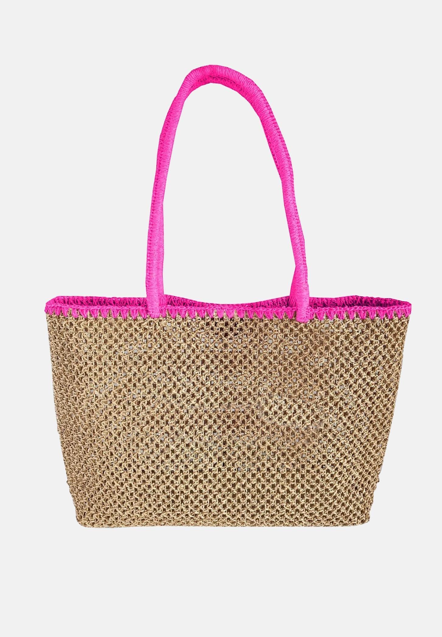 Borsa promo cartapaglia ricamo logo 125WACBO5504 005 4GIVENESS 