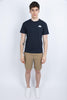 T-shirt con tasca navy