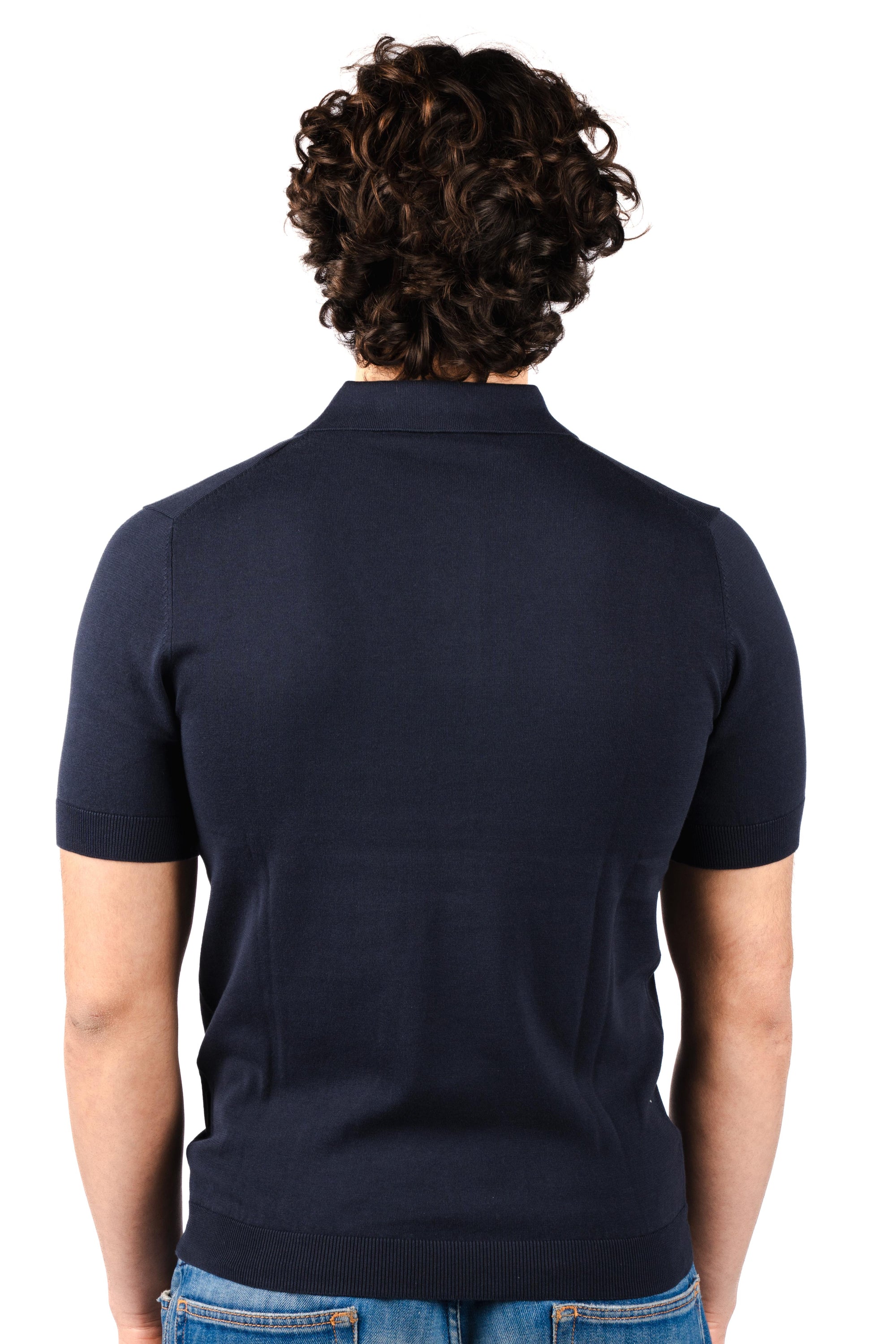 Polo knit R5010M261 INK REFRIGUE 