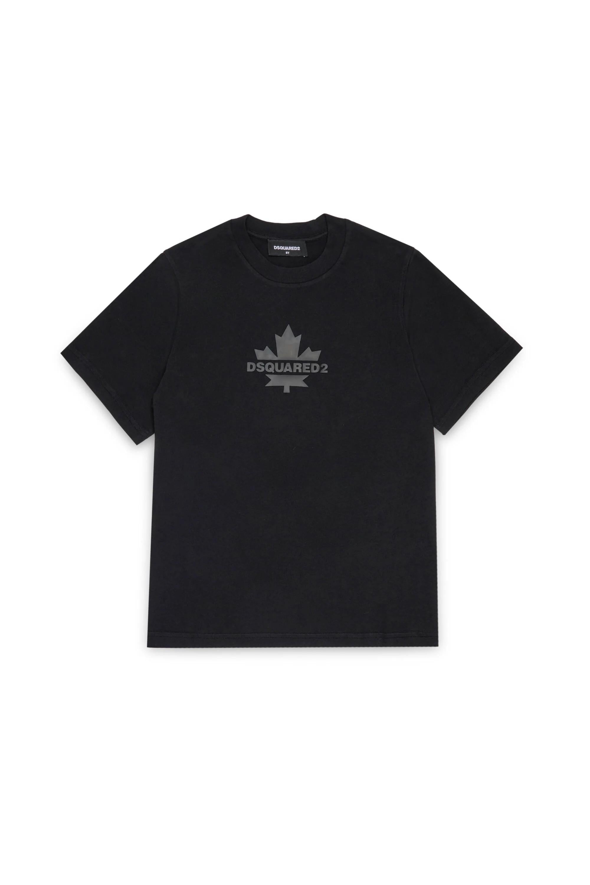 T-shirt con foglia d'acero DQ2743D0AC7 DQ900 DSQUARED2 