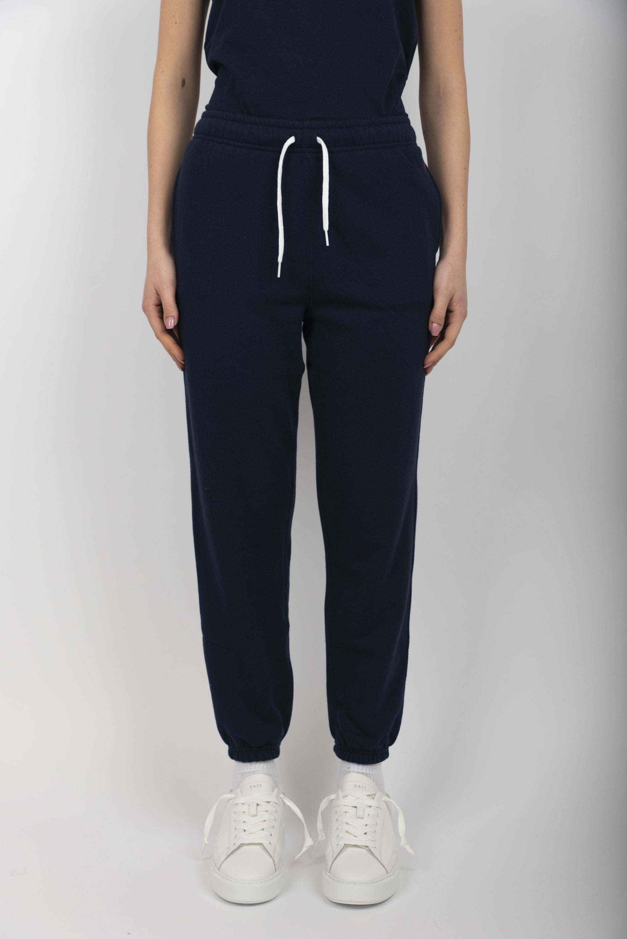 Pantaloni sportivi in felpa blu navy crociera 211935585 011 POLO RALPH LAUREN 
