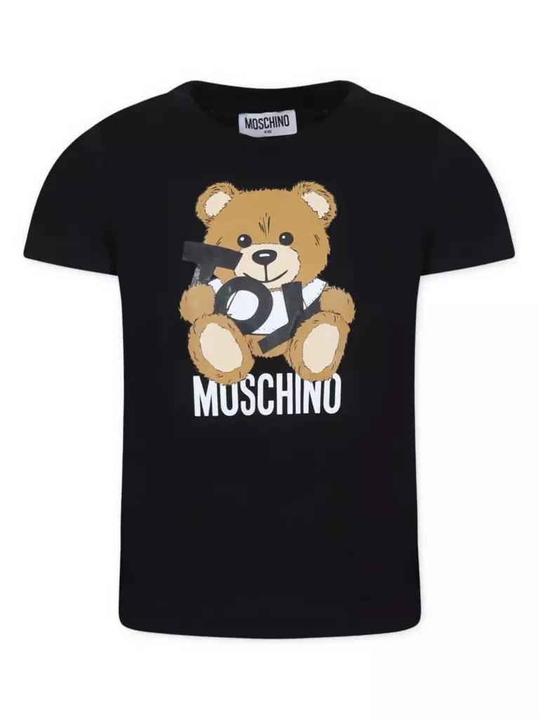 T-shirt con stampa Teddy Bear H9M04KLAA03 60100A MOSCHINO KID 