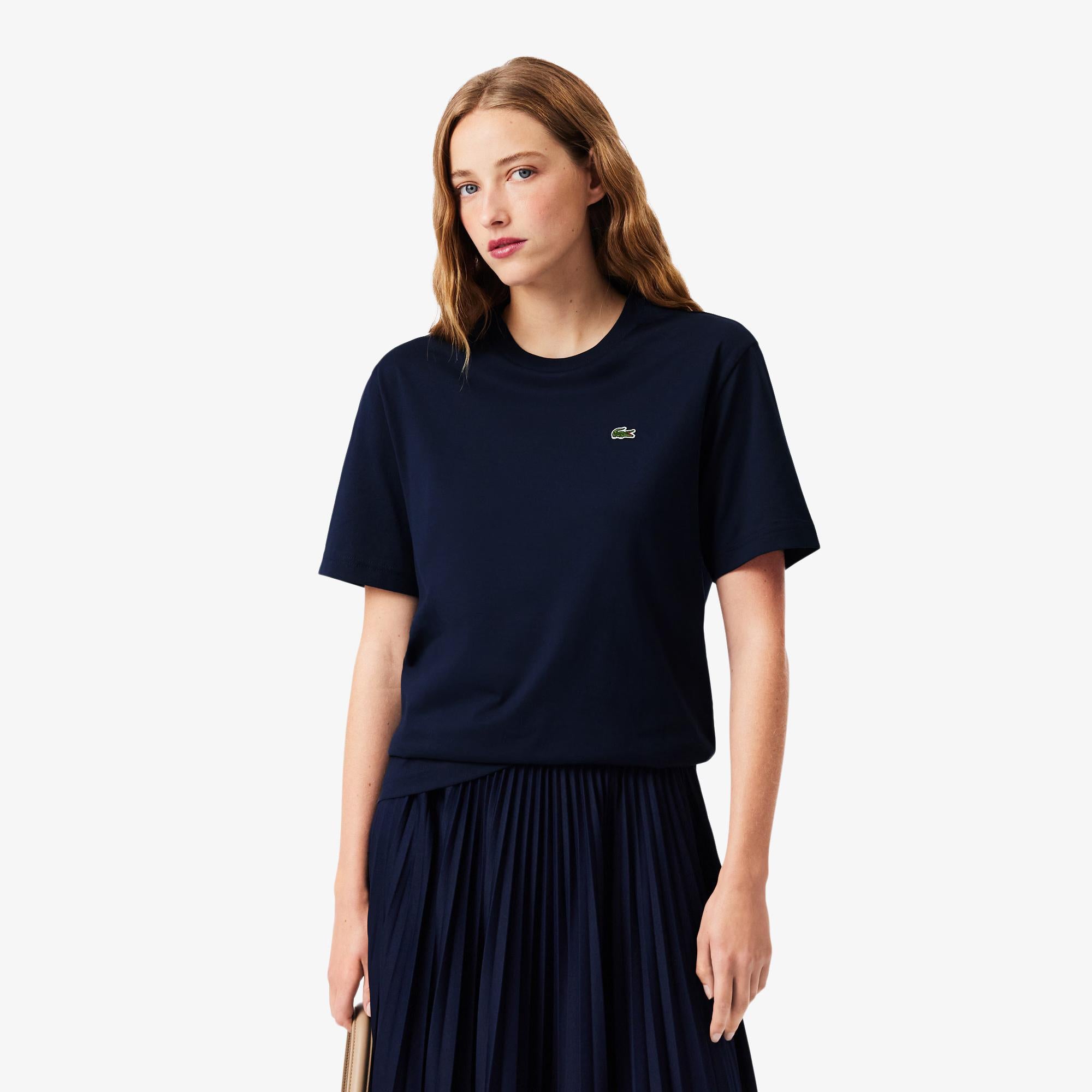 T-shirt in morbido cotone relaxed fit TF7215 166 LACOSTE 