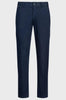 Pantaloni slim fit in satin di misto cotone