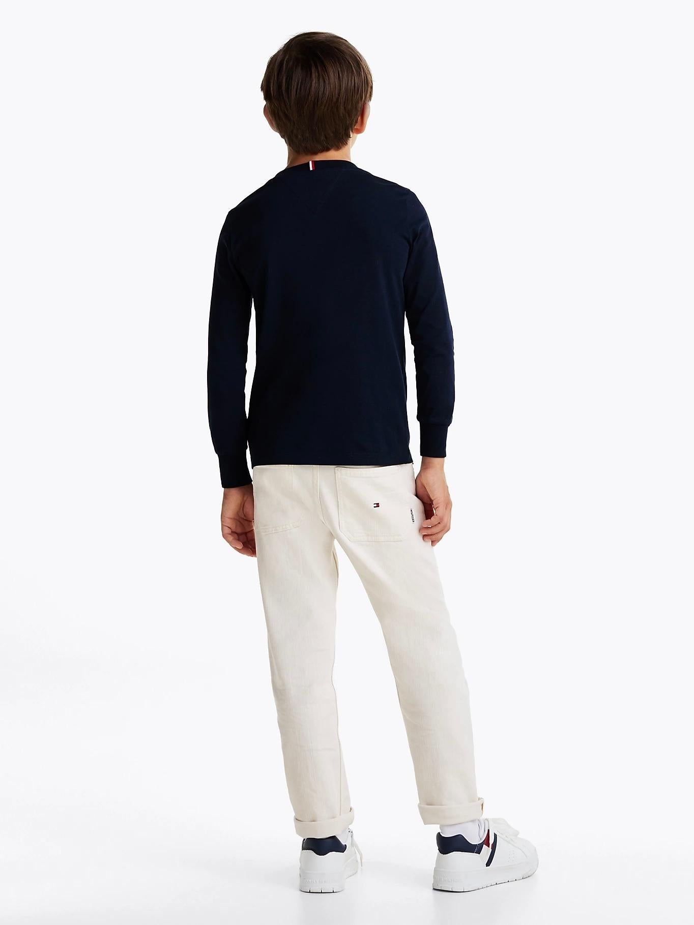 Longsleeve con logo  KB0KB09633T C1G TOMMY HILFIGER 