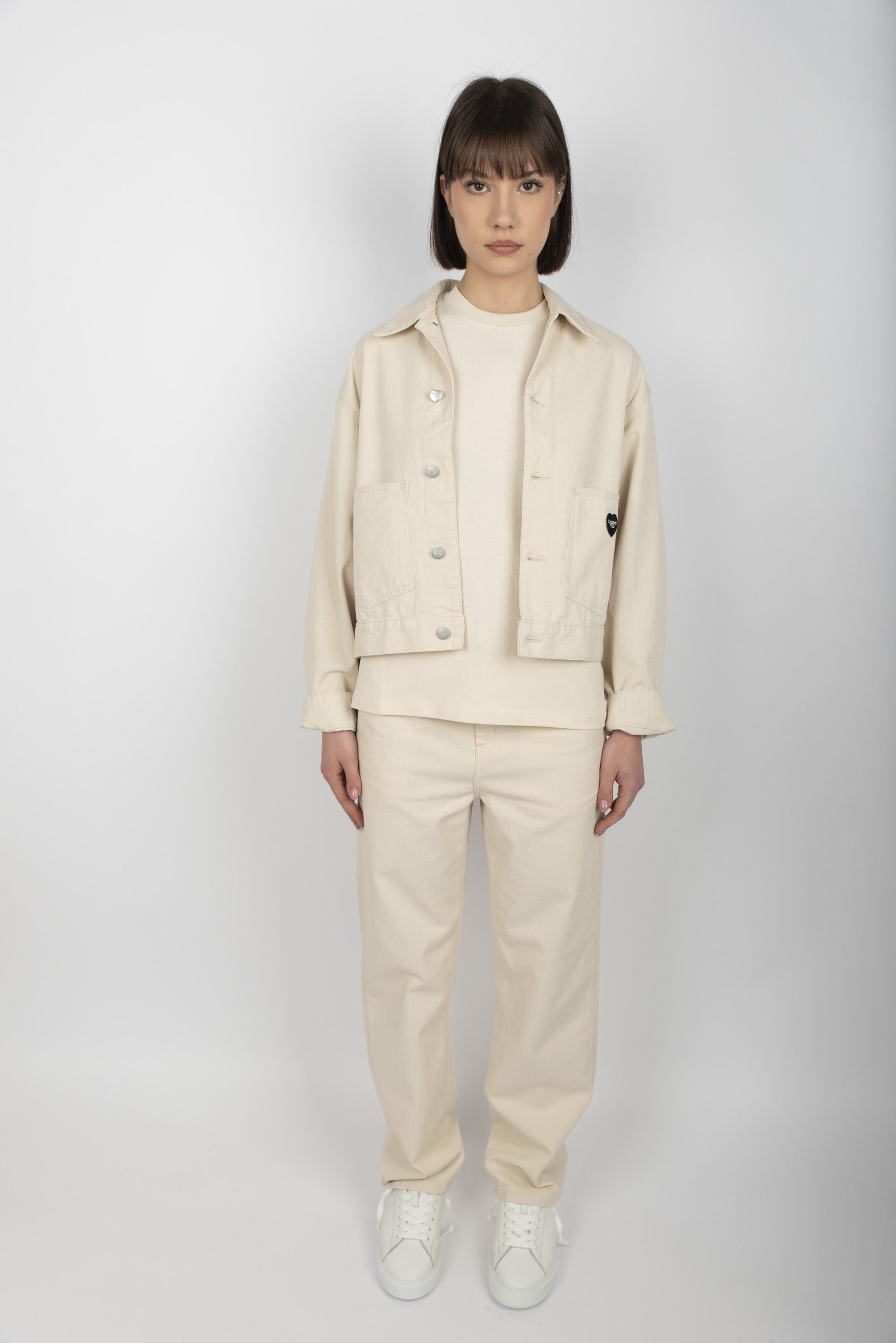 Giubbino Women's Drewe Jacket natural rinsed  I034845 0502 CARHARTT WIP 