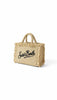 Micro Vanity Bag with Straw Effect
