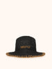 Cappello in paglia nero