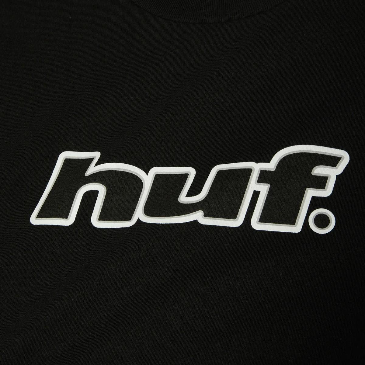 H Dot T-Shirt TS02522 BLACK HUF 