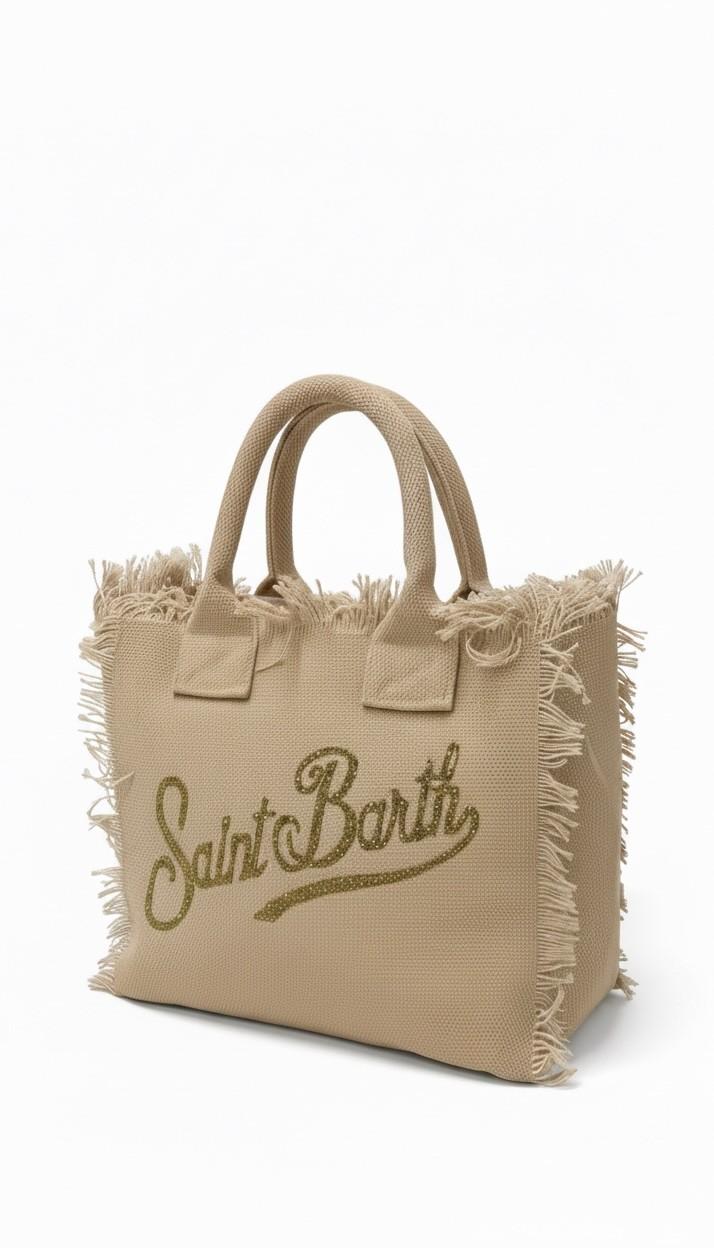 Borsa Colette in canvas con strass COL0001 00267L MC2 SAINT BARTH 