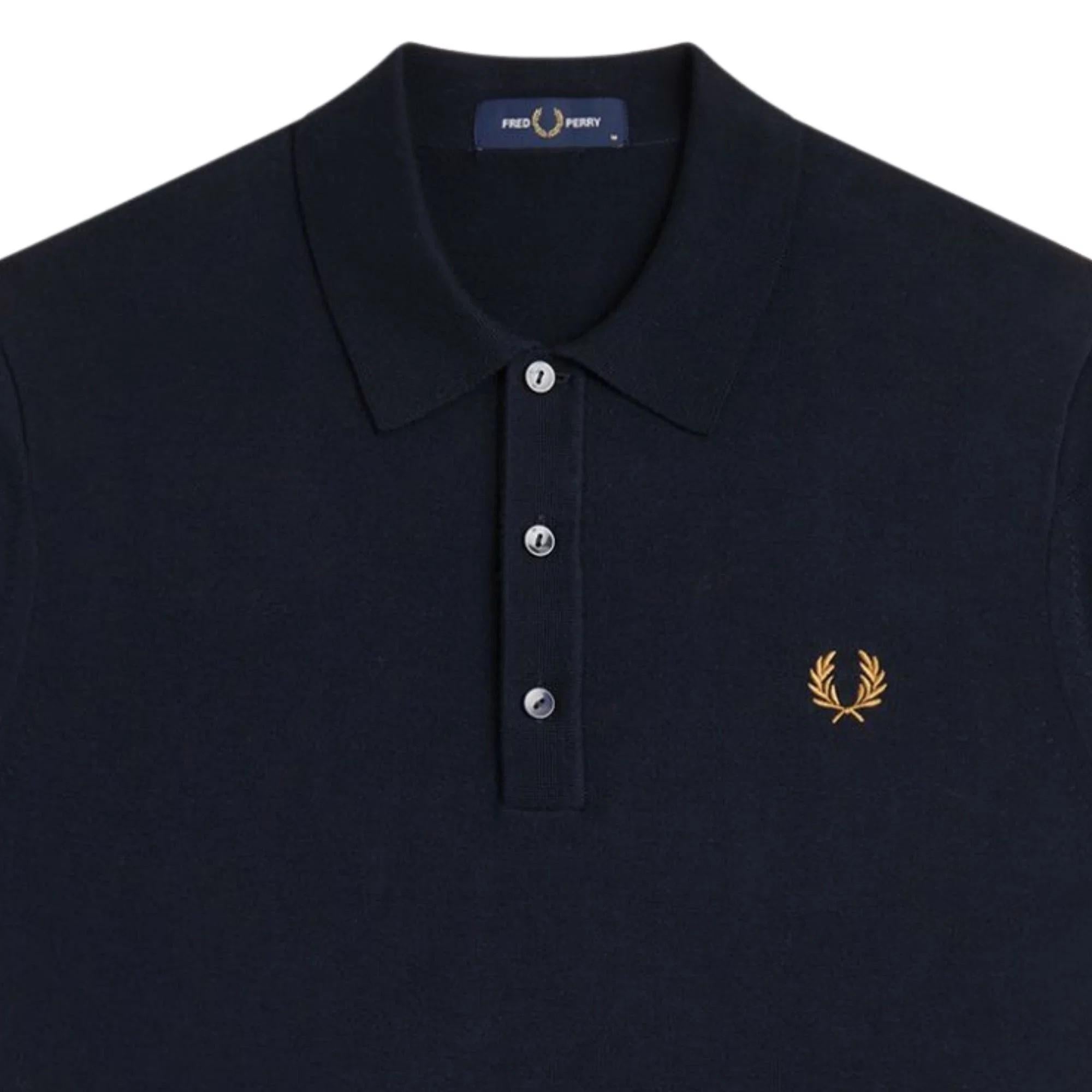 Supima Cottone Knitted Shirt K972558 608 FRED PERRY 