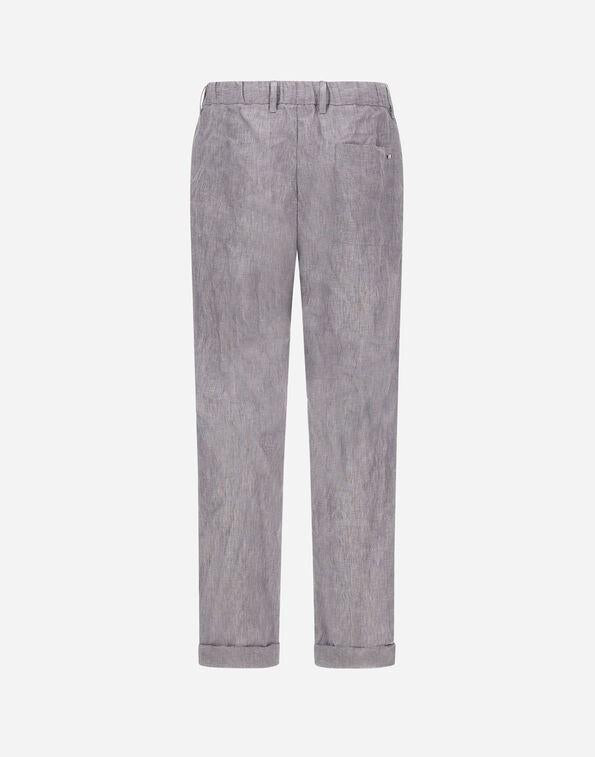 Pantaloni in summer linen PT000190U17158 9410 HERNO 