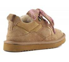Sneaker in pelle scamosciata con lacci maxi HCYK265 TAN COLORS OF CALIFORNIA 