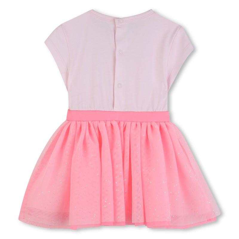 Bi-material Dress U21791 44L BILLIEBLUSH 