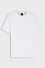 T-shirt in misto cotone con lavorazione jacquard a bolle