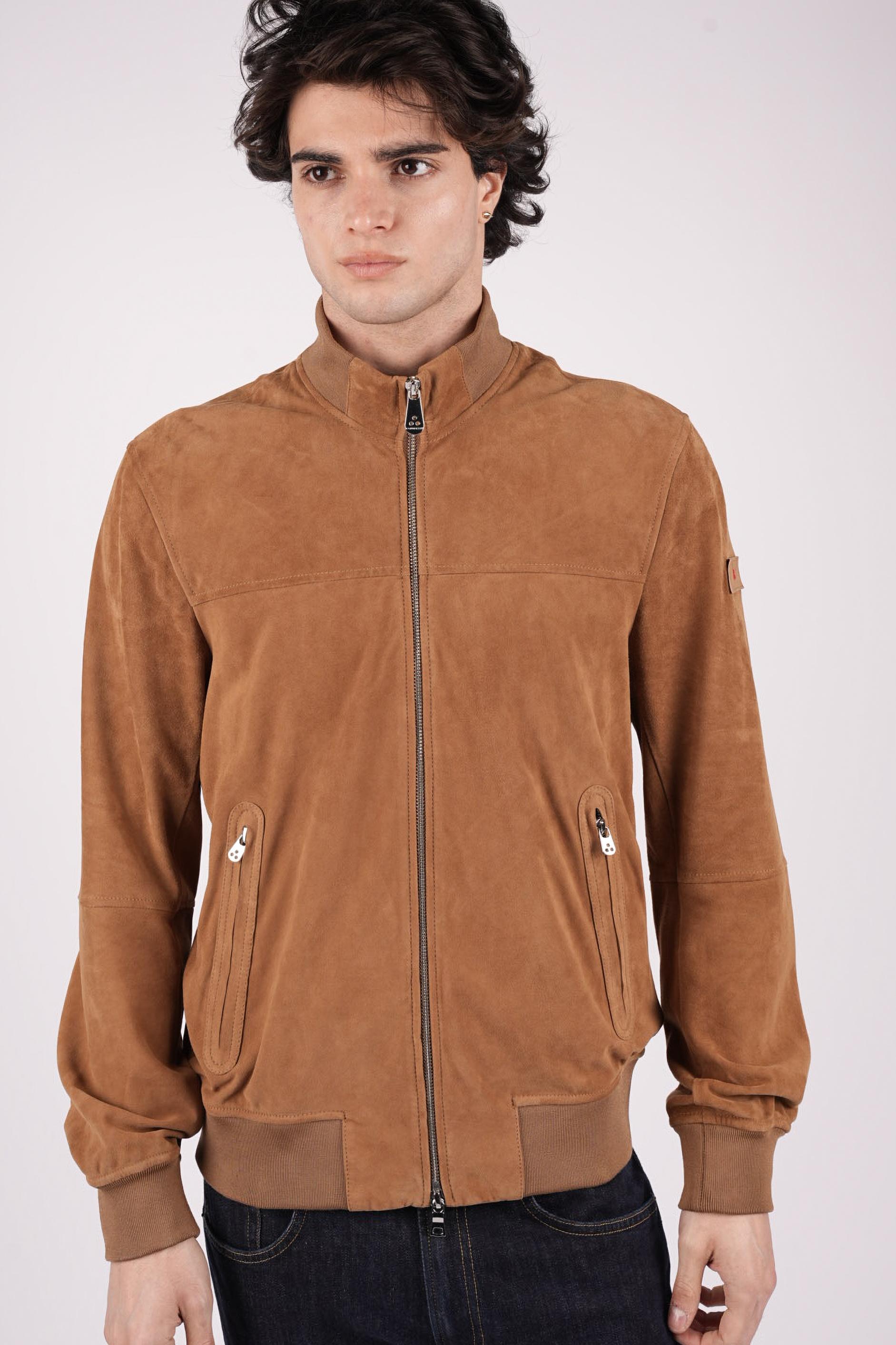 Giacca in pelle scamosciata sands suede PEU5743 466 PEUTEREY 