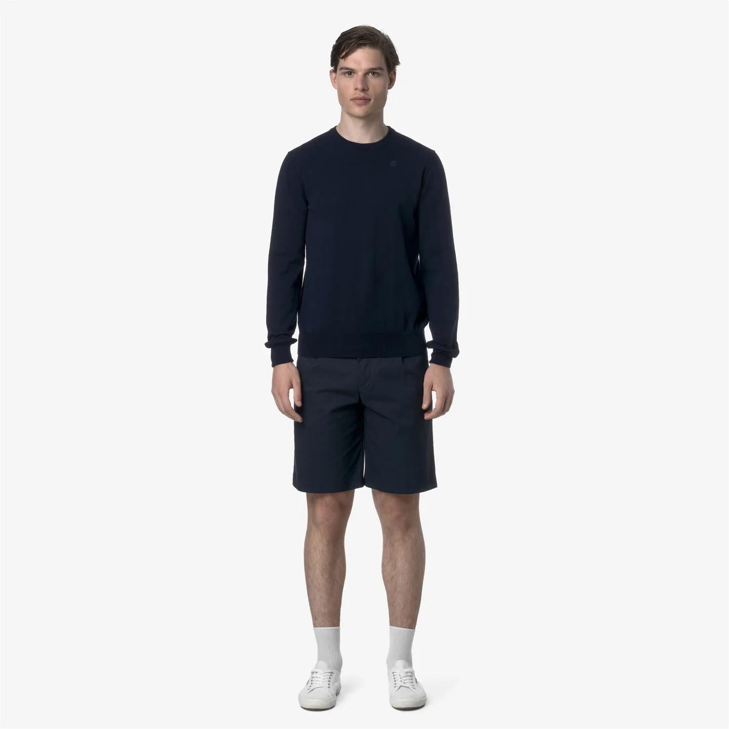 Bermuda chino da uomo blu K6133PW K89 K-WAY 