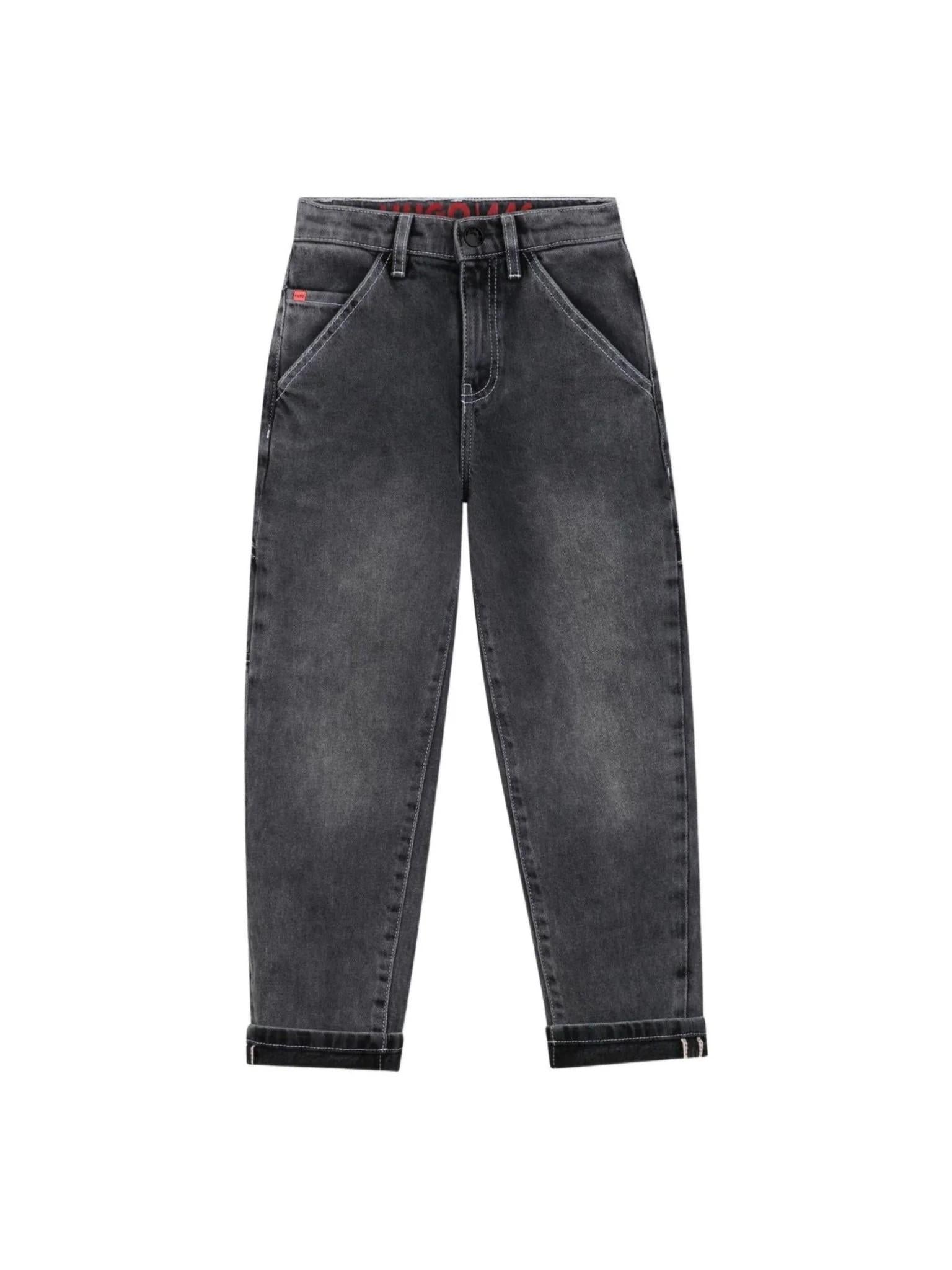 Jeans effetto schiarito G00988 Z21A HUGO 