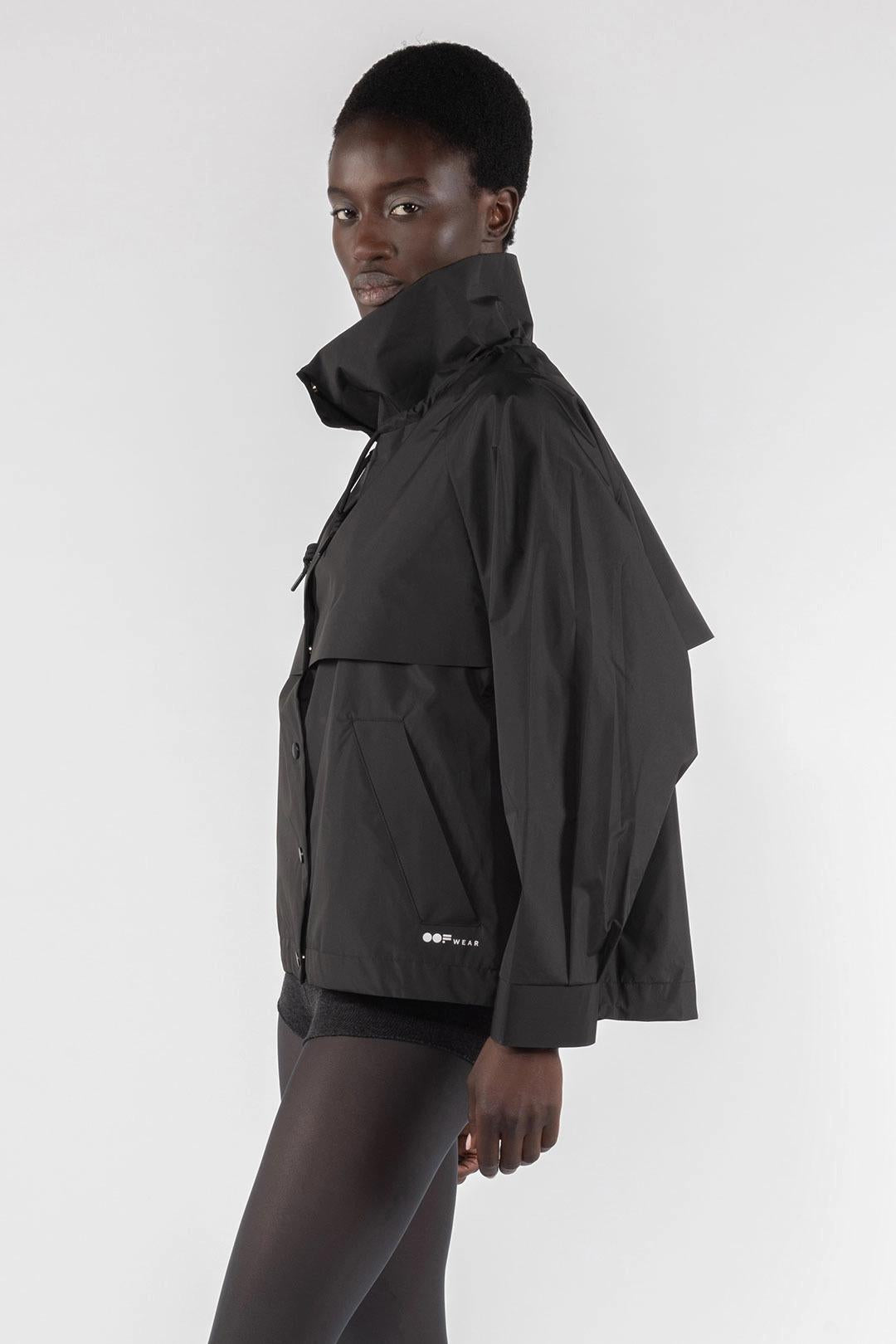 Giacca corta Water Repellent nero OFJA9278 0990 OOF WEAR 