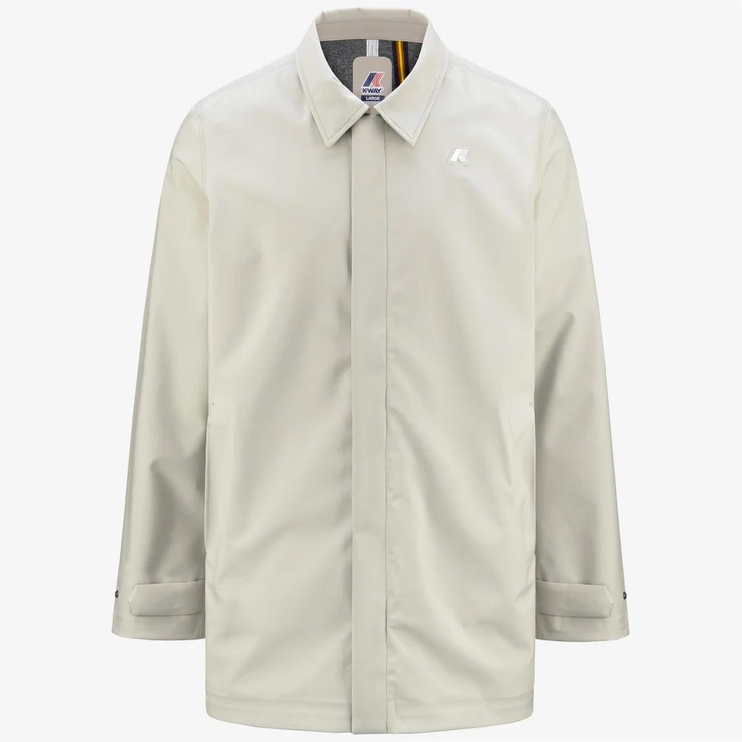 Giacca antipioggia beige da uomo K3131BW 634 K-WAY 