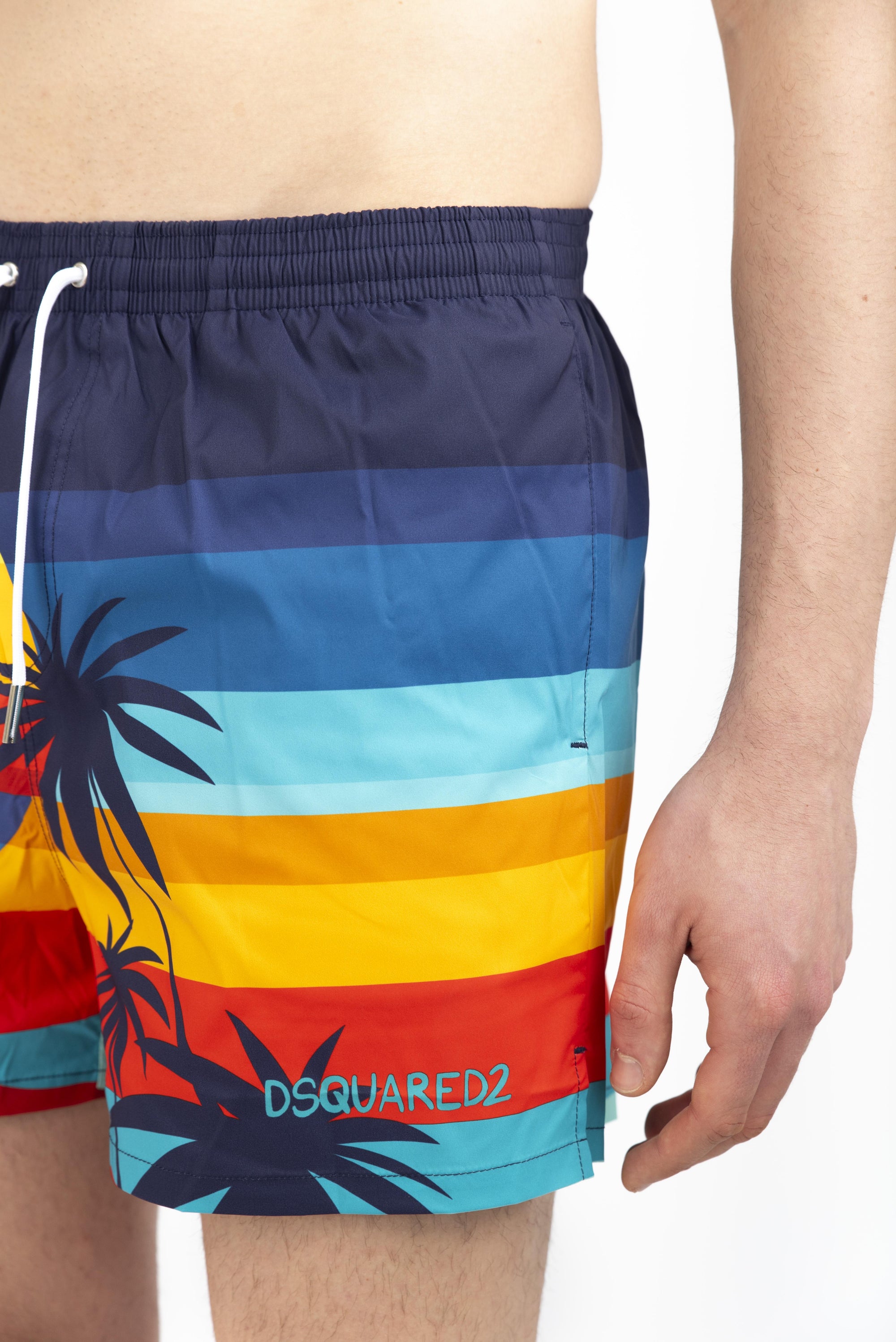 Swim boxer midi fantasia D7B626300 998 DSQUARED BEACHWEAR 