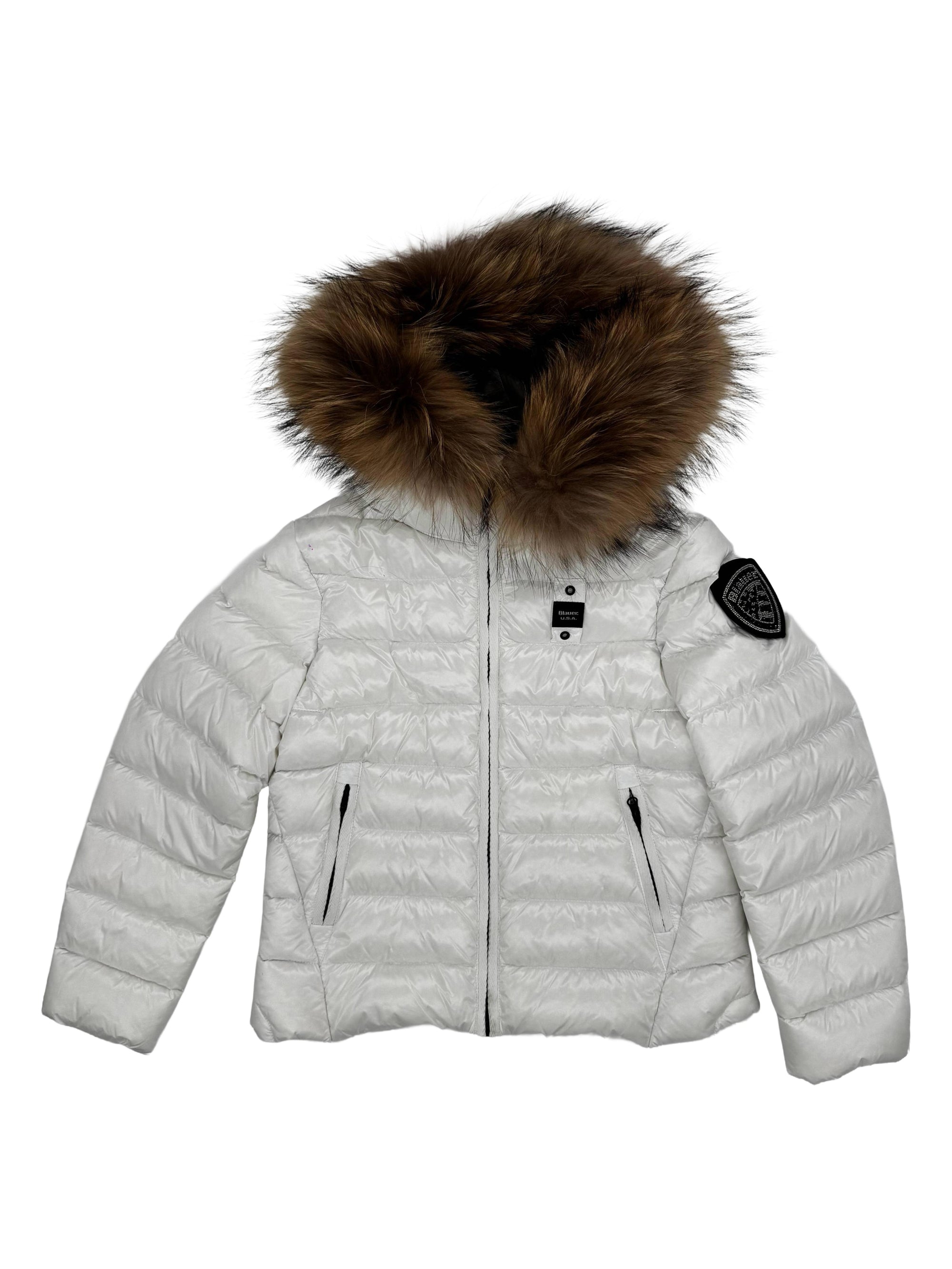 Piumino a righe Arcadia 25WBLGC03380 100GG BLAUER 