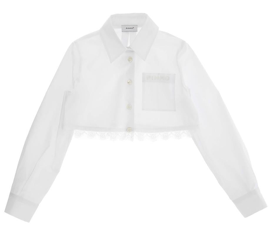 Camicia cropped Pinko kids KFCA0310CA027 0065A PINKO 