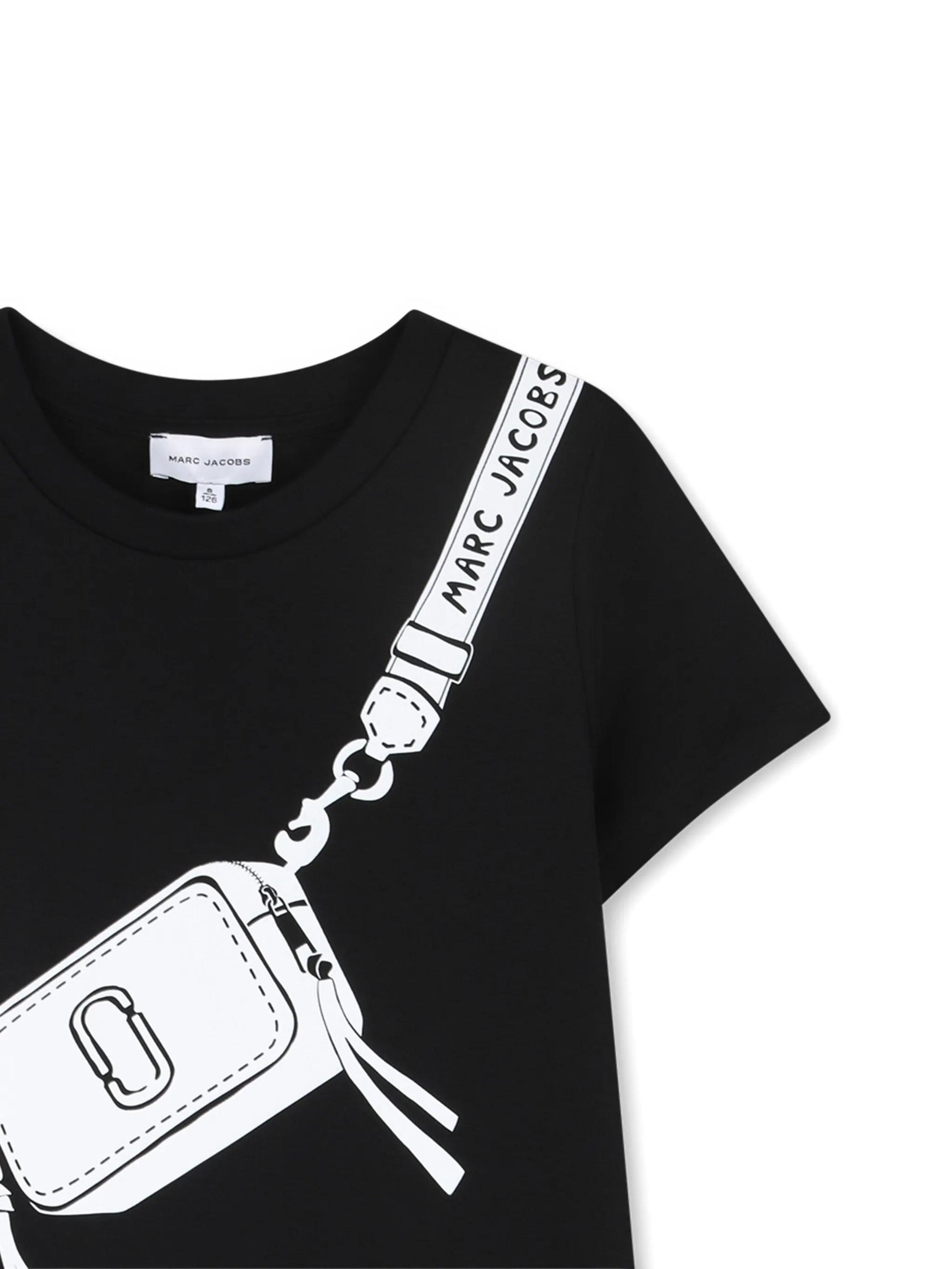 Abito con volant e grafica W60711 09BA MARC JACOBS 