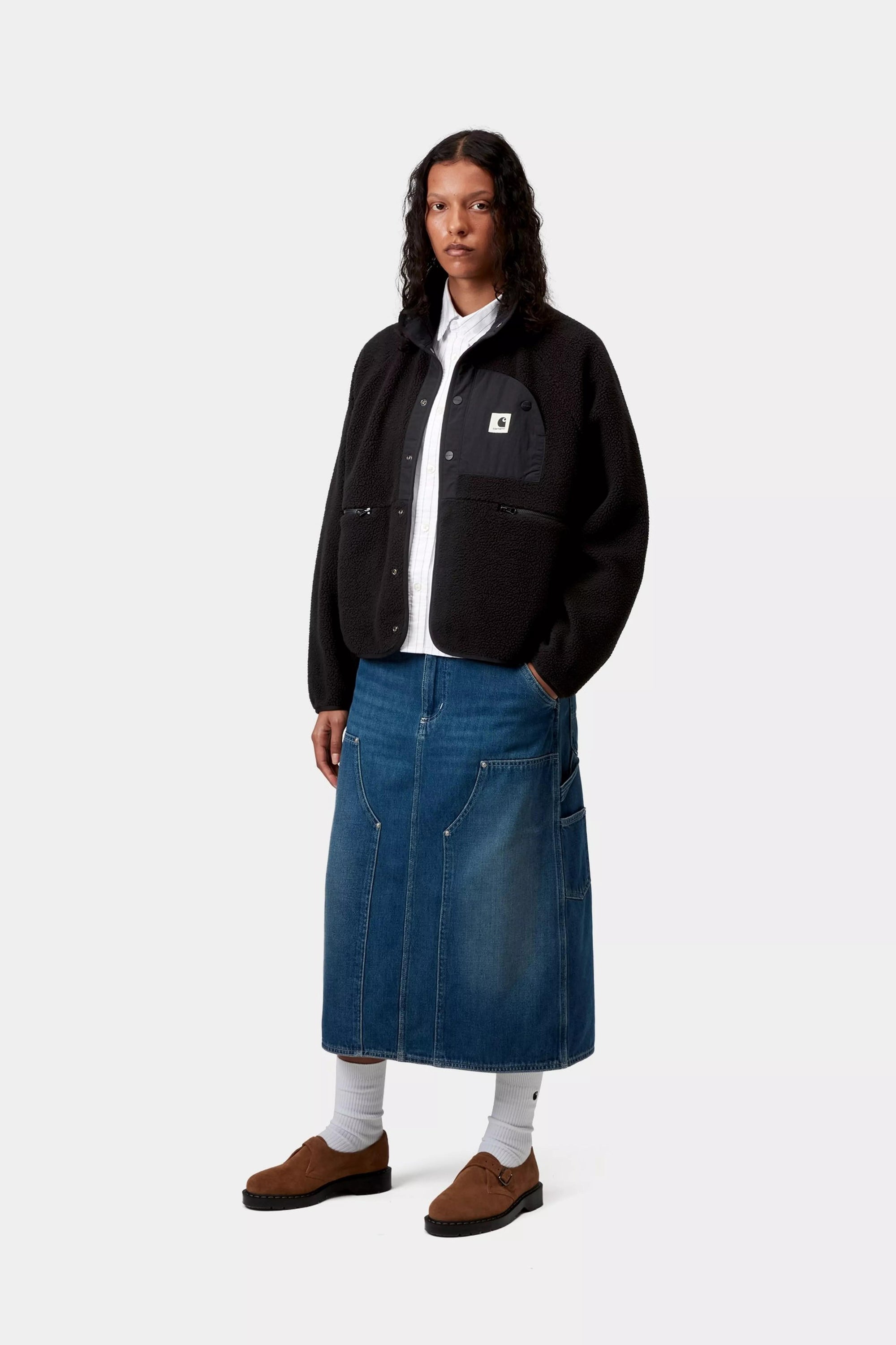 W' Flynn Fleece Jacket I035460 00EXX CARHARTT WIP 