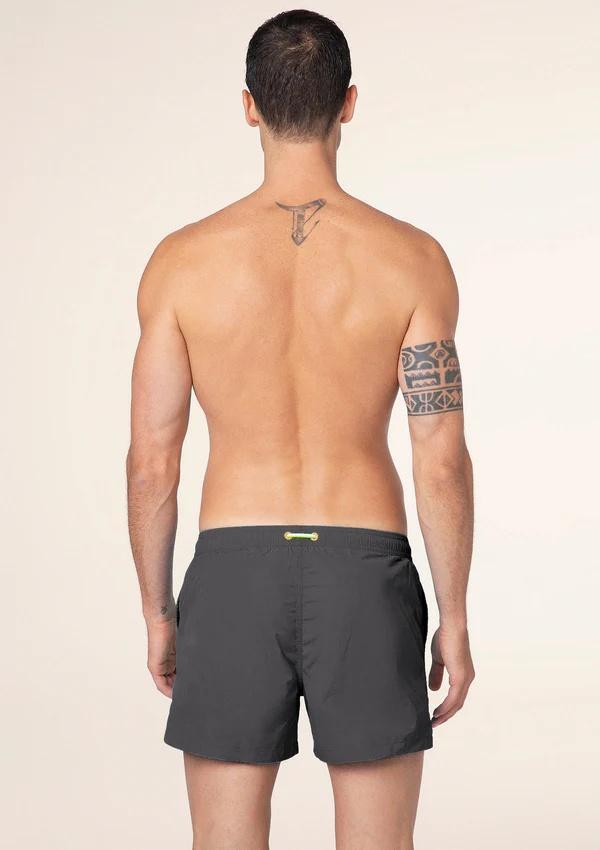 Costume da bagno stampato short fit M01BU05 GR F**K 