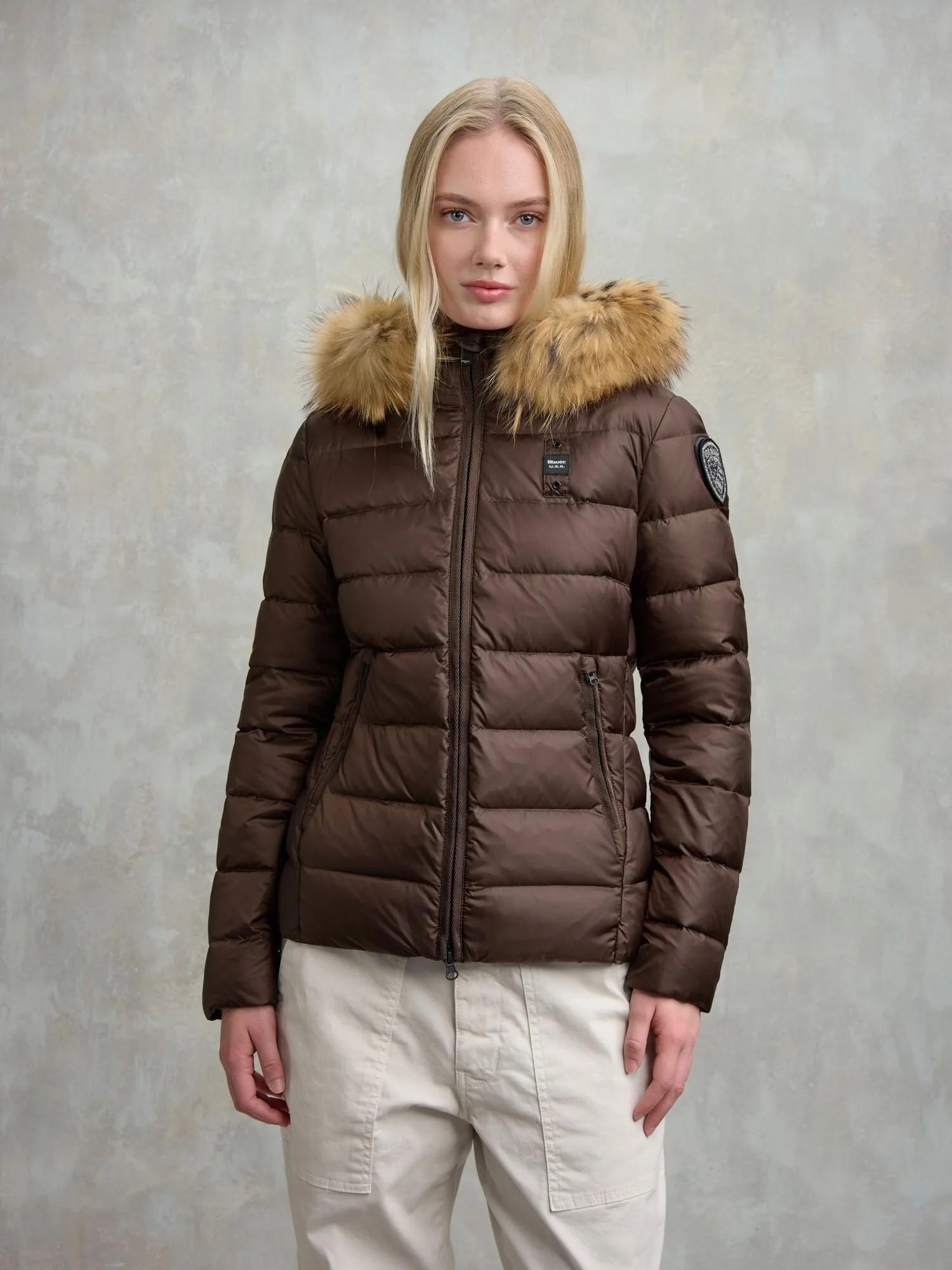 Piumino a righe arcadia 25WBLDC03099 365EI BLAUER 