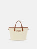 White nylon mini City bag
