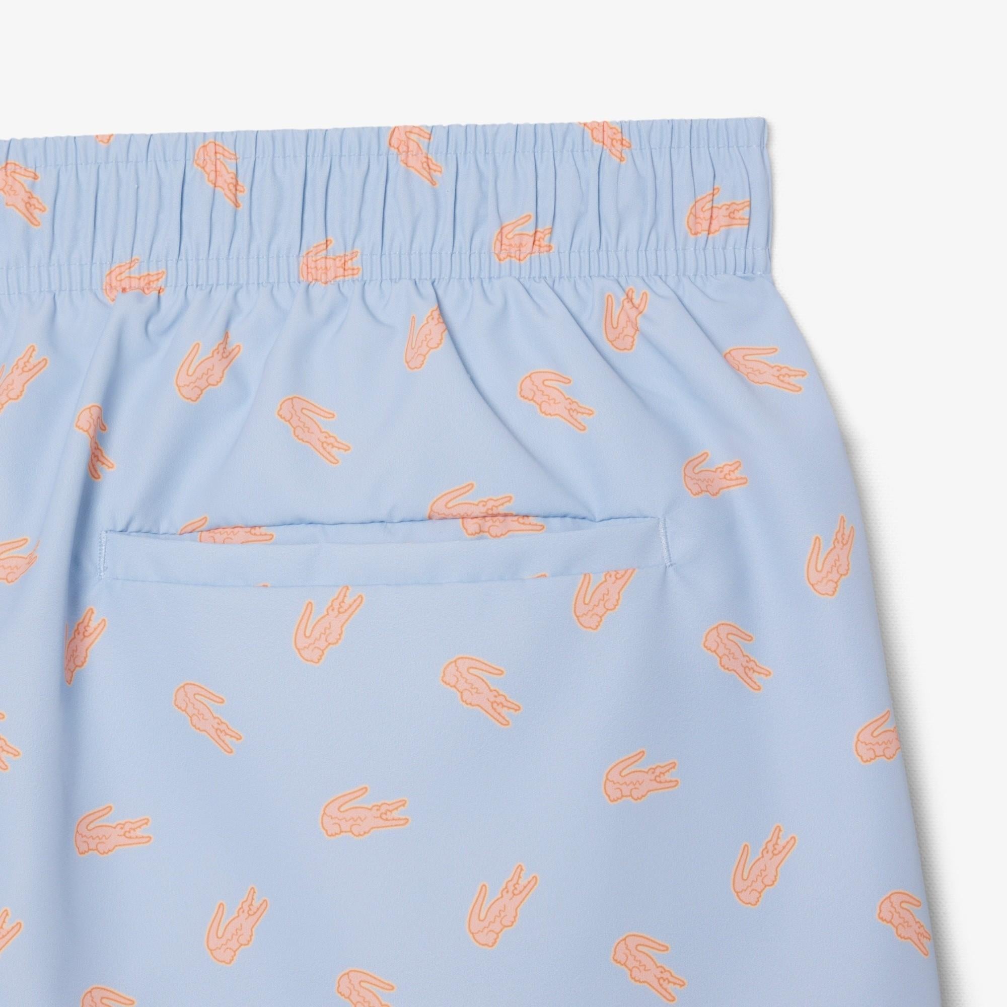 Boxer mare medi con stampa coccodrillo MH1851 HBA LACOSTE 