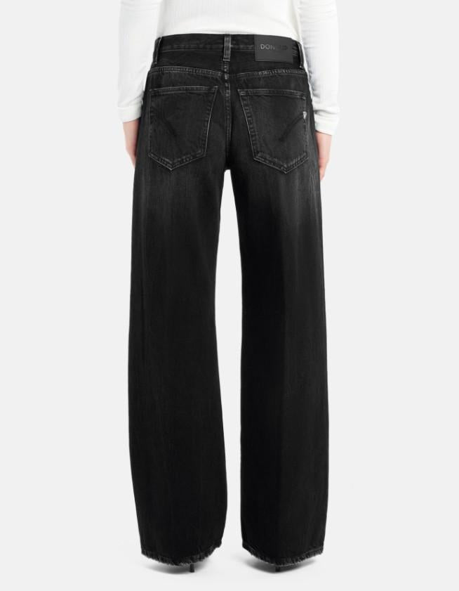 Jeans Jacklyn wide leg in denim DP427BDFE305LM9 999 DONDUP 