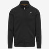 Giacca in pile athleisure da uomo nero