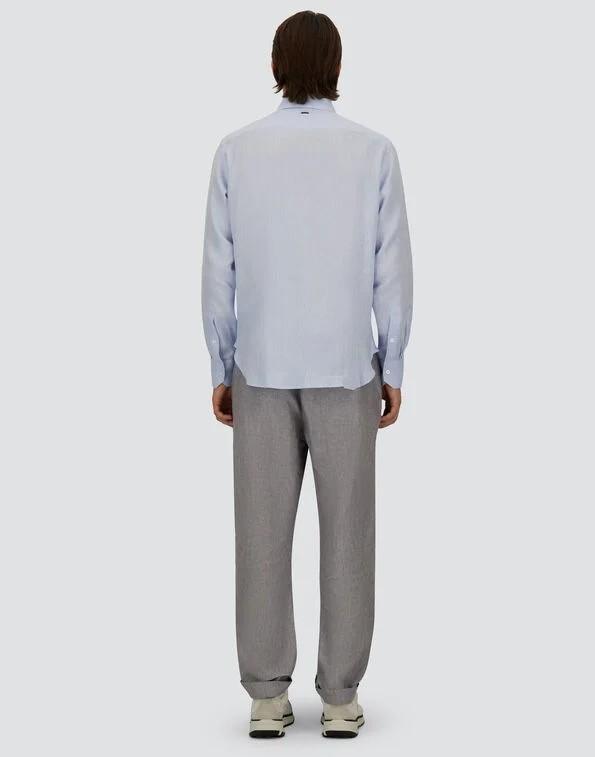 Pantaloni in summer linen PT000190U17158 9410 HERNO 