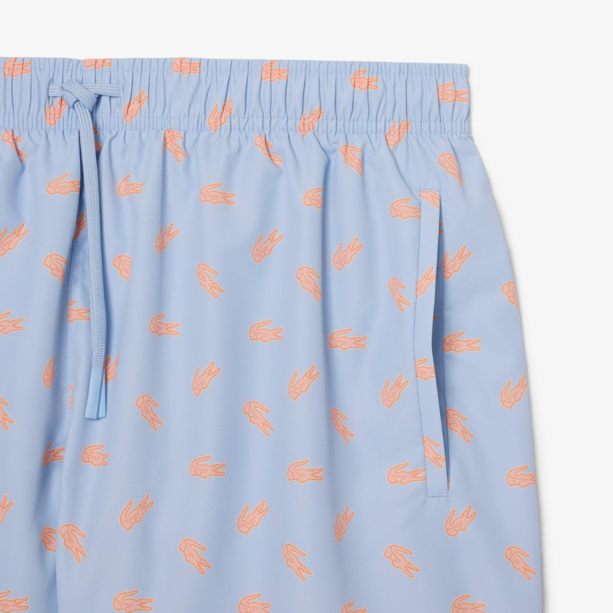 Boxer mare medi con stampa coccodrillo MH1851 HBA LACOSTE 