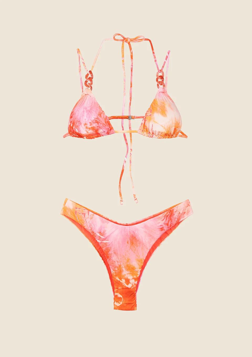 Bikini Donna Triangolo con Slip Fisso Fantasia MF250730 X32 ME FUI 